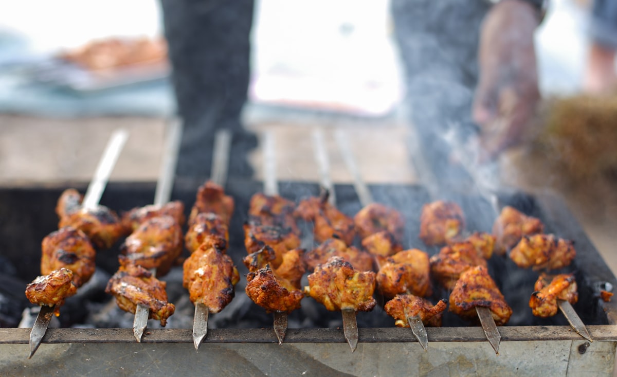 Brochette marinée